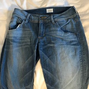 Light wash Hudson skinny jeans